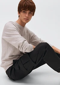 Cargo joggers with drawstring