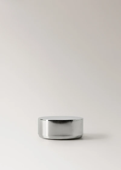 Small round metal box