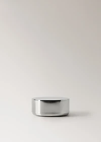 Small round metal box