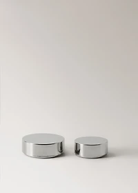 Small round metal box