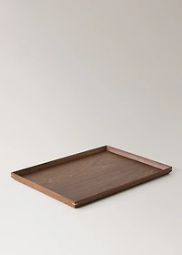 Large solid wood decorative tray