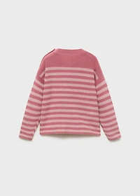 Buttons detail knit sweater