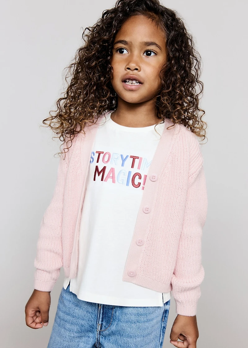 Embroidered cotton T-shirt