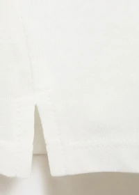 Embroidered cotton T-shirt