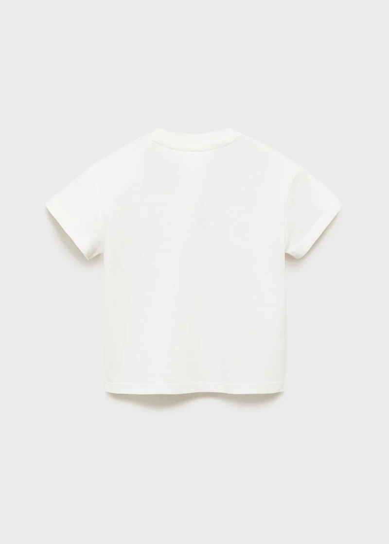 Embroidered cotton T-shirt