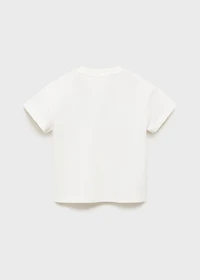 Embroidered cotton T-shirt