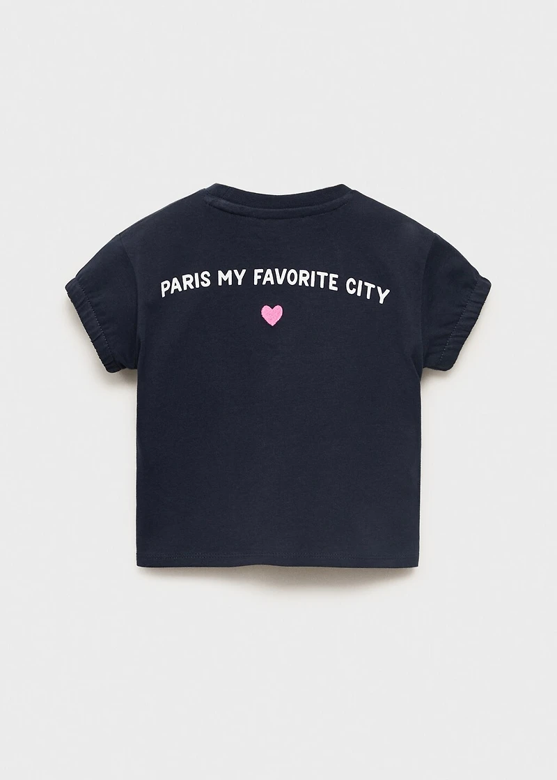 Message heart T-shirt