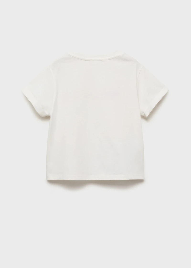 Embroidered cotton T-shirt