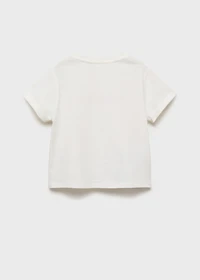 Embroidered cotton T-shirt