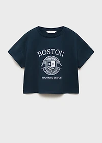 Embroidered cotton T-shirt