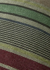 Cotton overdyed striped cushion cover 45x45 cm