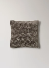 Faux-fur textured cushion cover 50x50 cm