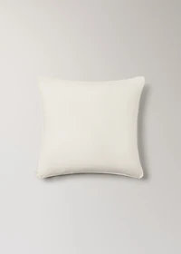Cotton linen embroidered cushion cover 50x50 cm
