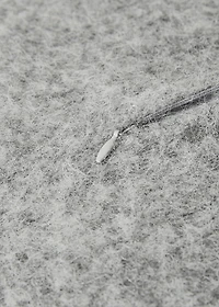 Carded-effect cushion cover 50x50 cm