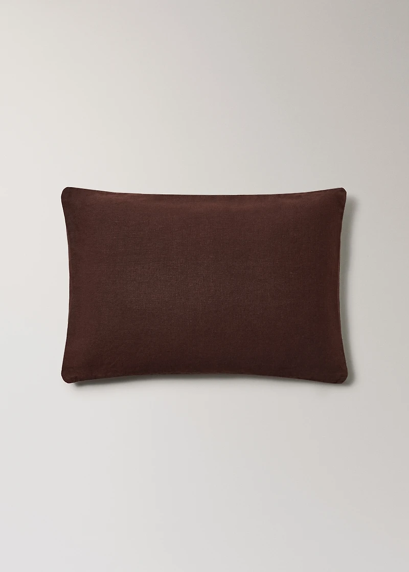 Linen cushion cover with zip 15.75x23.62