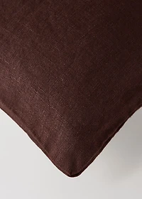 Linen cushion cover with zip 15.75x23.62