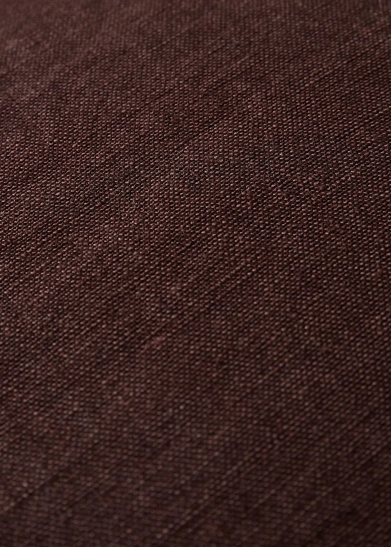 Linen cushion cover with zip 15.75x23.62