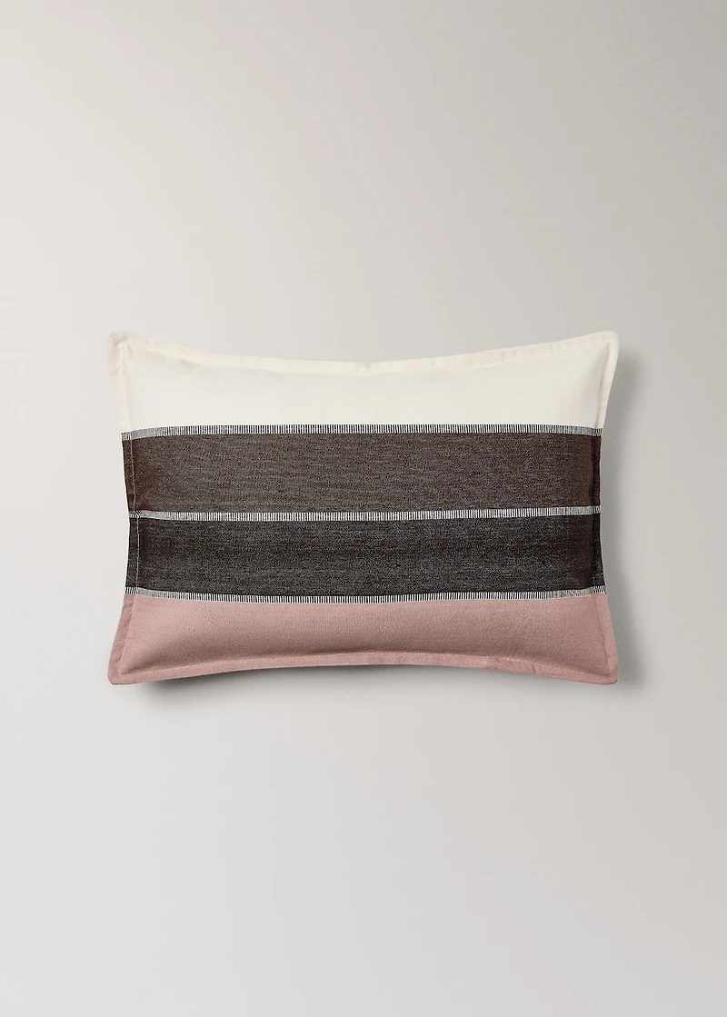 Cotton striped cushion cover 40x60 cm