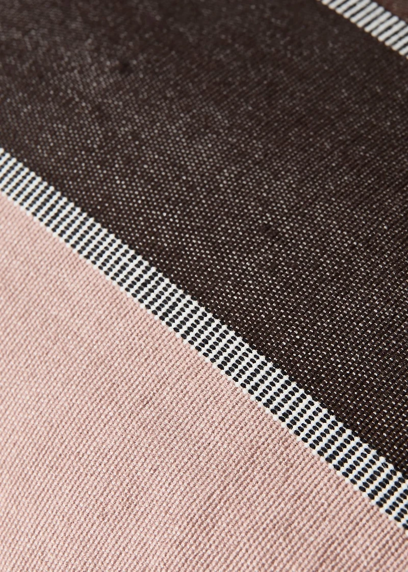 Cotton striped cushion cover 40x60 cm