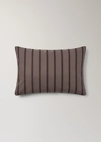 Cotton two-tone striped cushion cover 40x60 cm