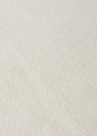 Cotton linen cushion cover with overlock tab 50x50 cm