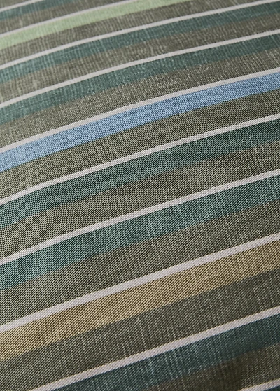 Cotton cushion cover with printed stripes 45x45 cm