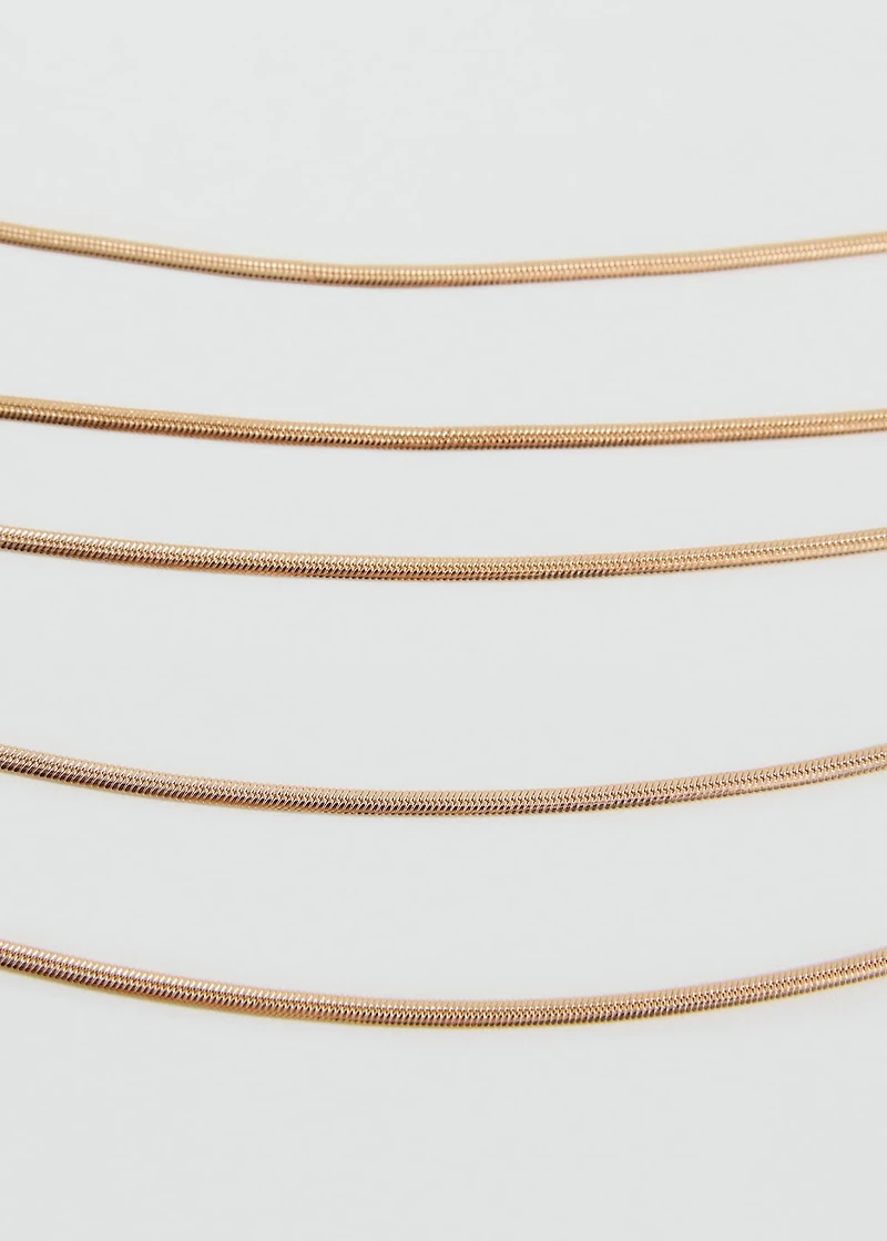 Multiple chain necklace