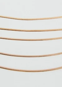 Multiple chain necklace