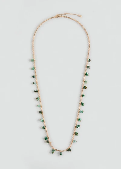 Bead stone necklace