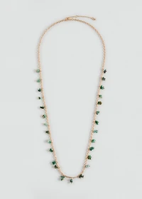 Bead stone necklace