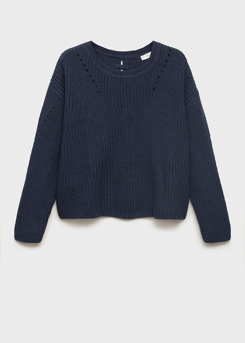 Oversize knit sweater