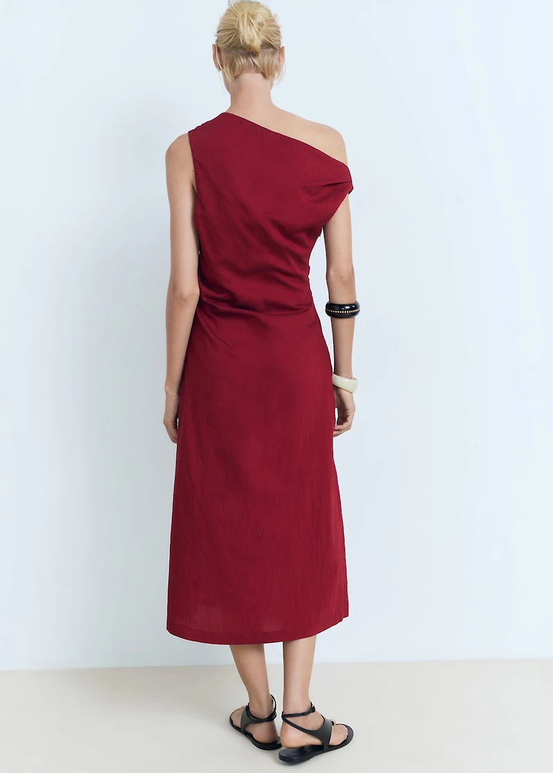 Asymmetrical knotted dress