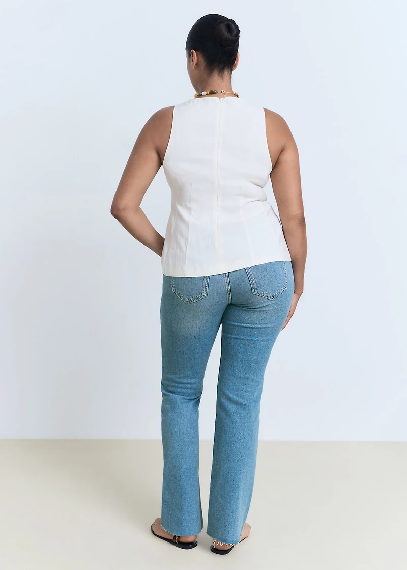 Fiona flared mid-rise jeans