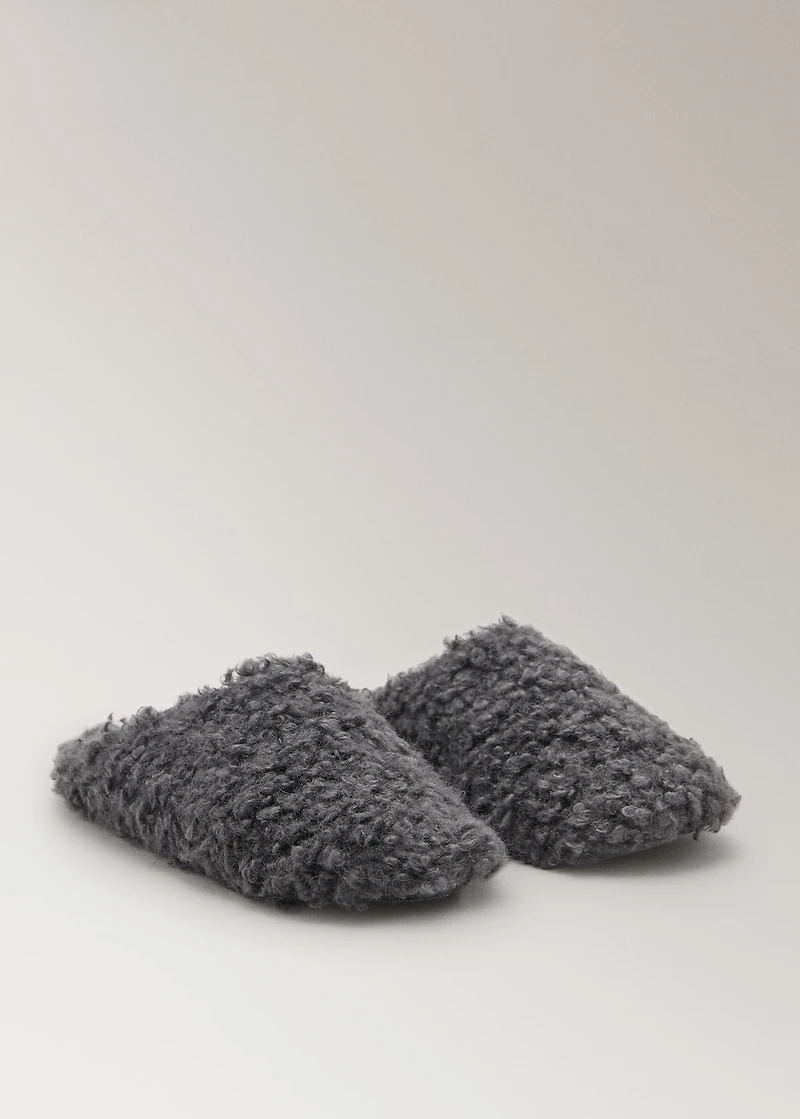 Shearling-effect sneakers