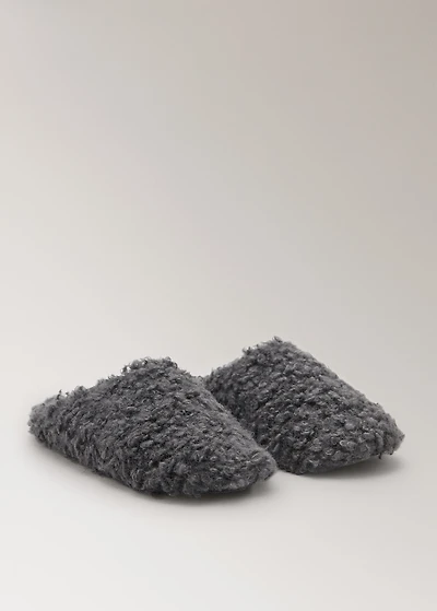 Shearling-effect sneakers