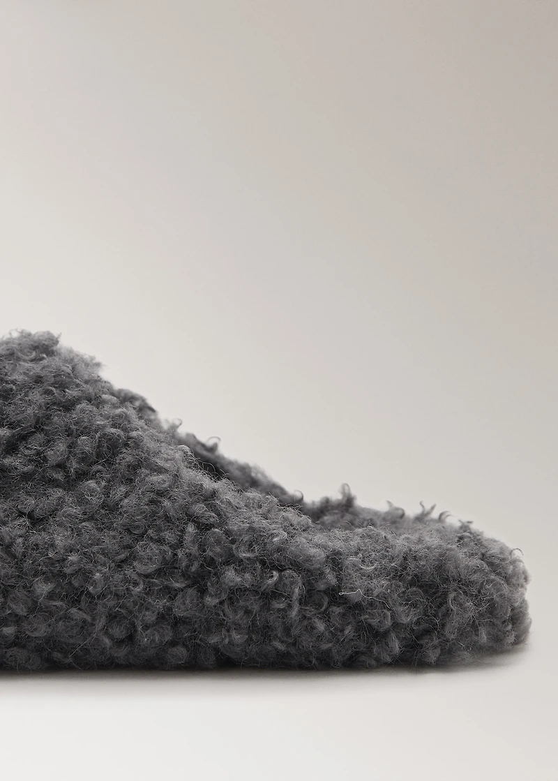 Shearling-effect sneakers