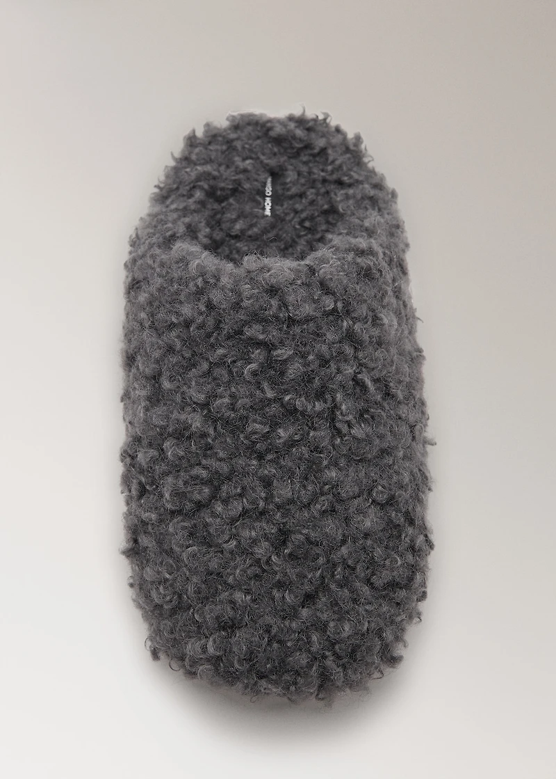 Shearling-effect sneakers