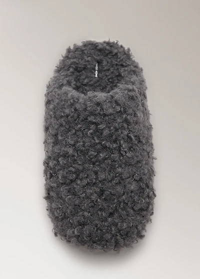 Shearling-effect sneakers