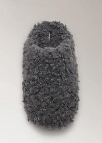 Shearling-effect sneakers