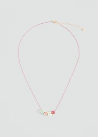 Letters bead necklace