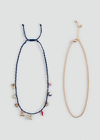 2 pack of necklaces