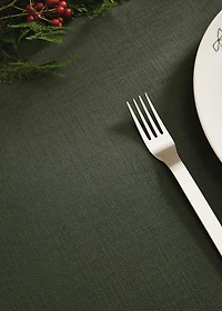 Cotton hemstitched tablecloth for to diners