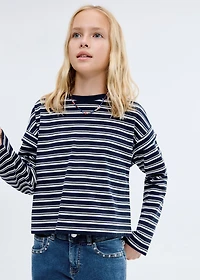 Striped long sleeves t-shirt