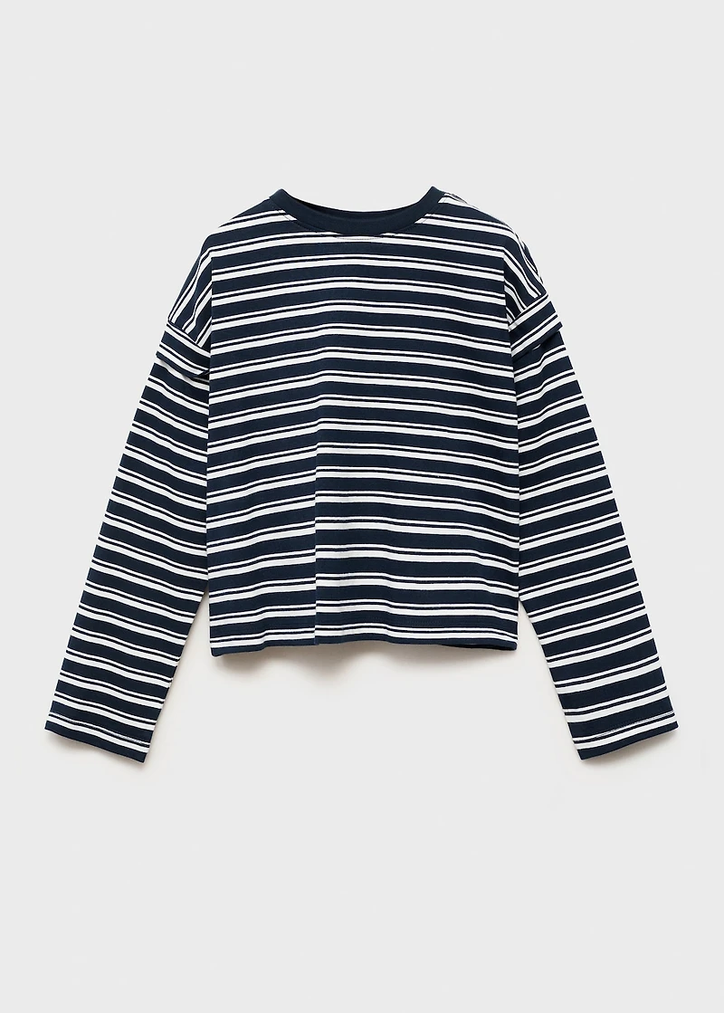 Striped long sleeves t-shirt