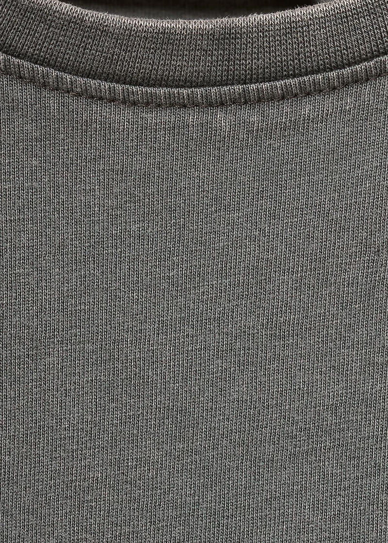 Printed cropped t-shirt