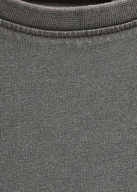 Printed cropped t-shirt