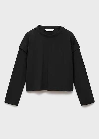 Sleeve detail t-shirt