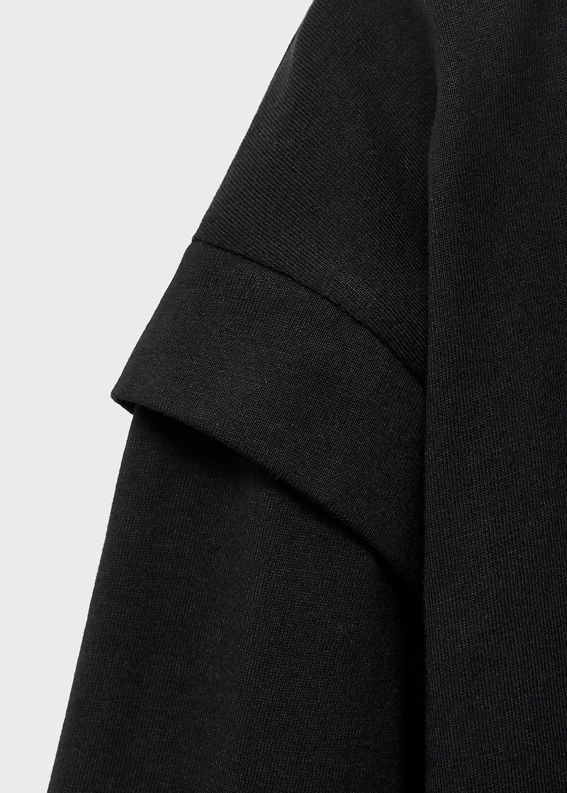 Sleeve detail t-shirt