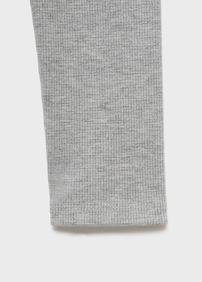 Lurex top with cut-out