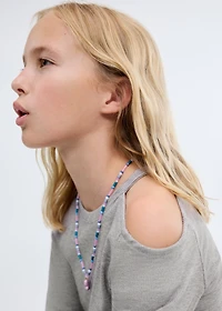 Lurex top with cut-out